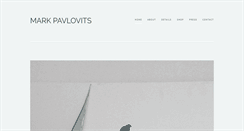 Desktop Screenshot of markpavlovits.com